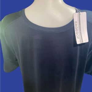 Eagecof DarkNavy Blue T-Shirt with Gray camo print